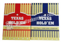De Plastic Marke Pook Speelkaarten Goedgekeurde ISO9001 van Texas Holdem